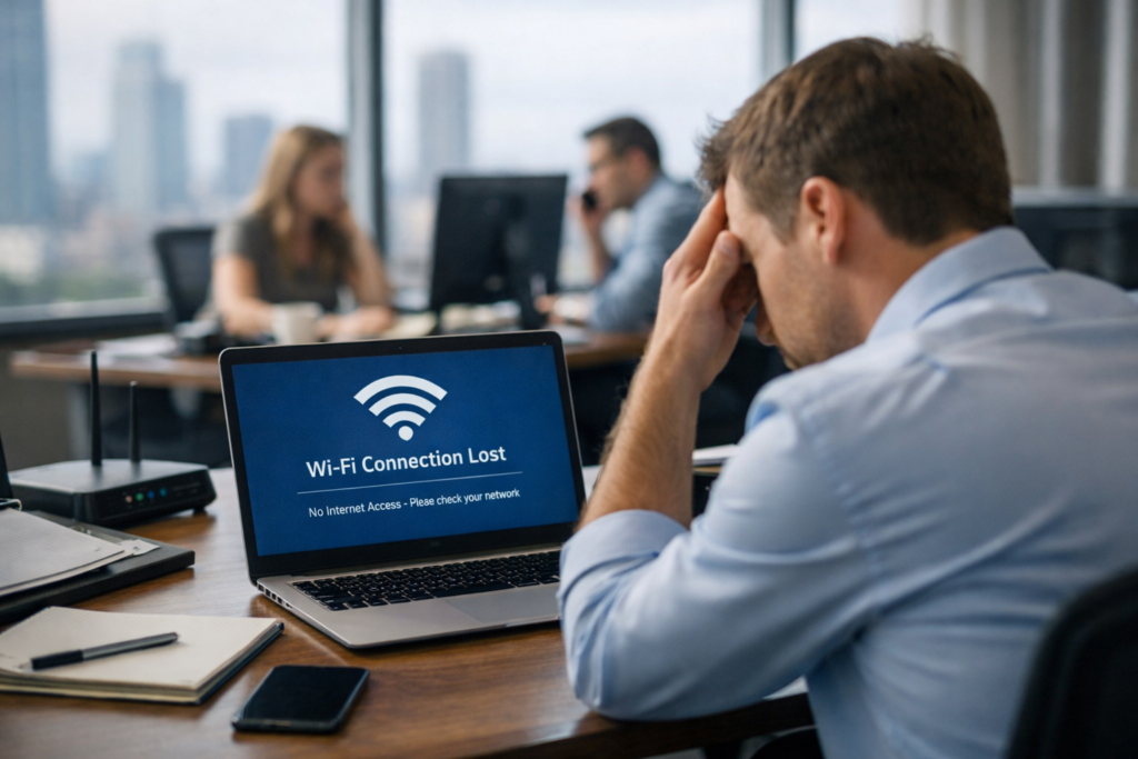 Office network problems Los Angeles causing business downtime