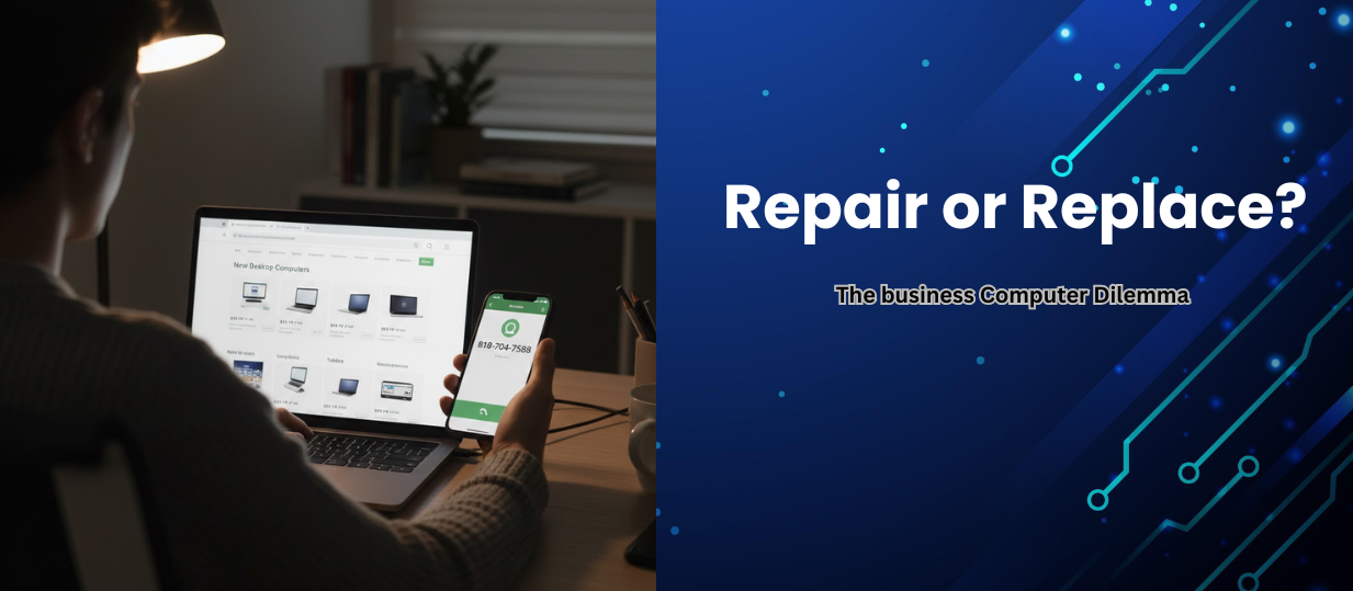 business computer repair los angeles repair or replace decision