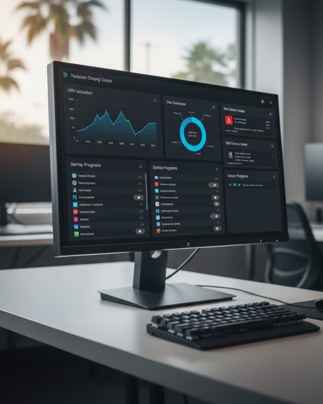 Professional Slow Computer Repair Los Angeles diagnostic workspace