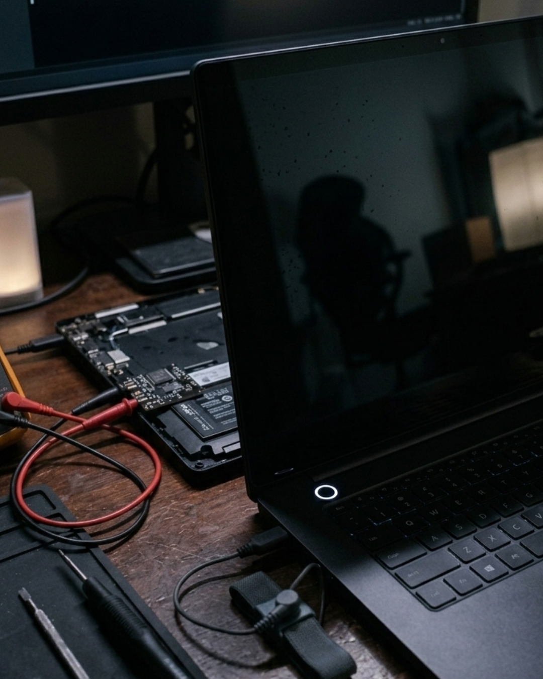 laptop won't turn on troubleshooting with technician tools diagnosing power issue