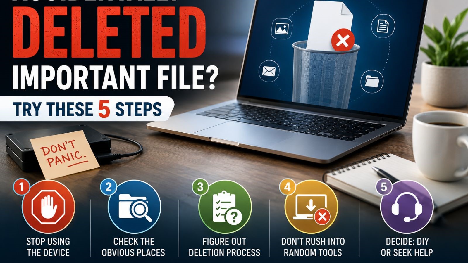 Accidentally deleted important file